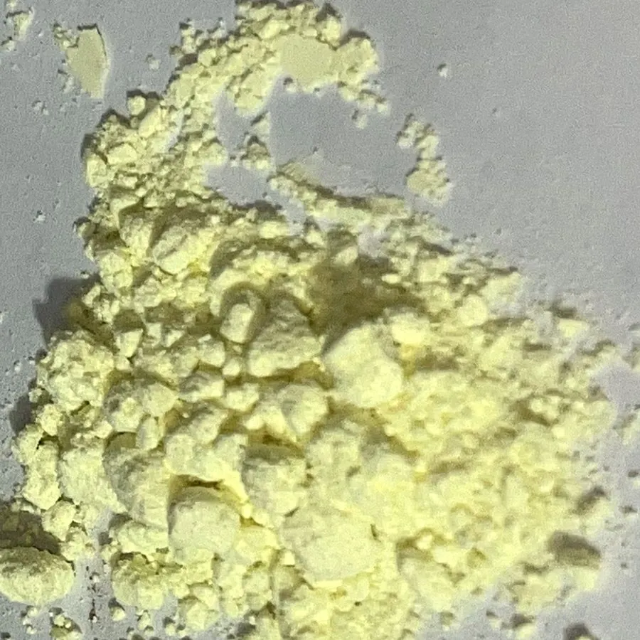 Azufre mineral molido, amarillo